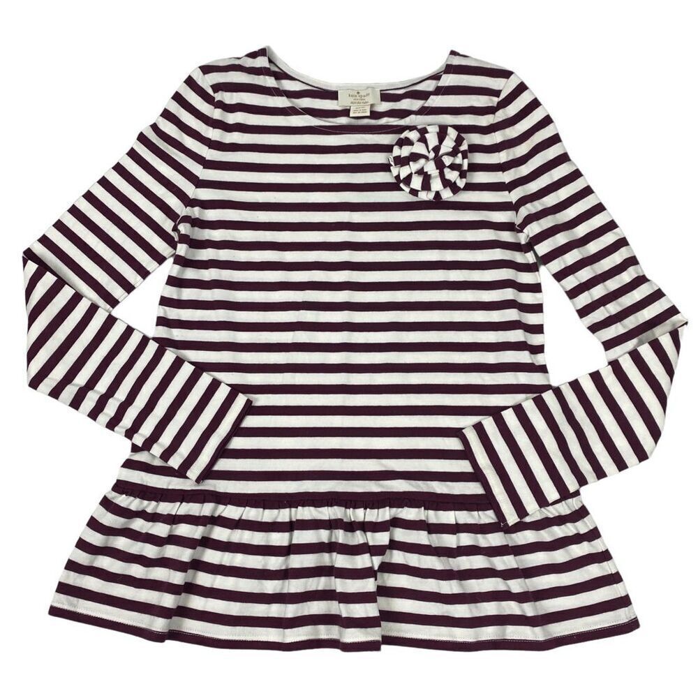 Kate Spade Girl's size 14 Rosette Long Sleeve Top